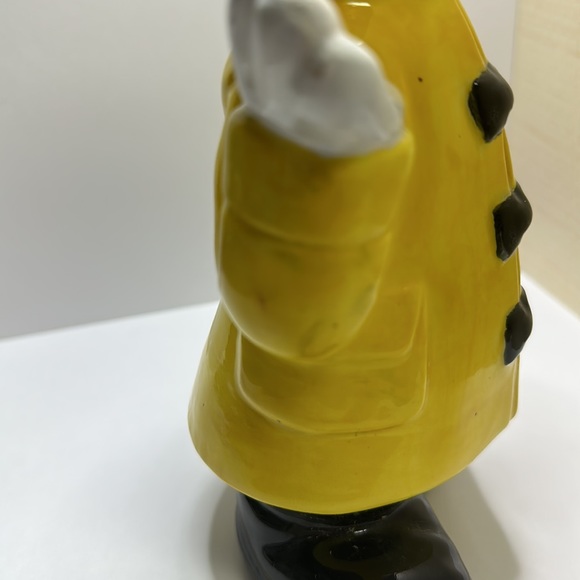 Duck in a rain coat hand painted plaster - Picture 6 of 7
